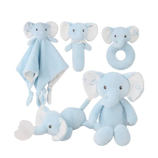 Soft Plush Hand Rattles: Comforter Toys, Grip Toys & Security Blankets for Babies