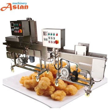Vegetable Shrimp Tempura and Chicken Nuggets Battering Breading Machine