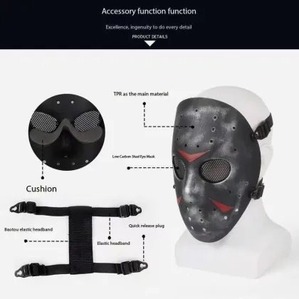 High Quality TPR Hockey Mask: Freddy vs. Jason Mask