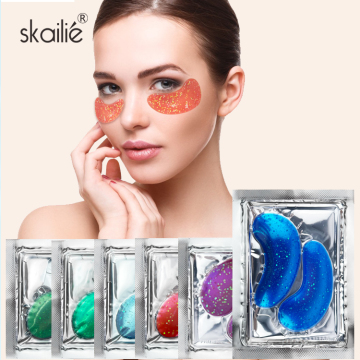 Private Label Hydrogel Gold Lint Free Makeup Remover Pads with Collagen for Under Eyes