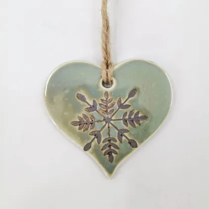 Custom Hand-Painted Christmas Ceramic Ornaments