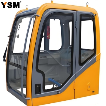 Steel Mini Excavator Glass Operator Cabin Parts
