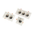 Retrofit Triple Square 3 * 30w dimmable anti-shlare