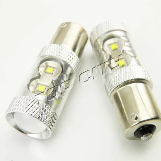High Power Super Bright 6000K White 800LM 14.5V XBD Chip 50W 1156 S25 LED Car Bulb Reverse Light