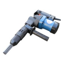 Pneumatic jet rock breaker chisel