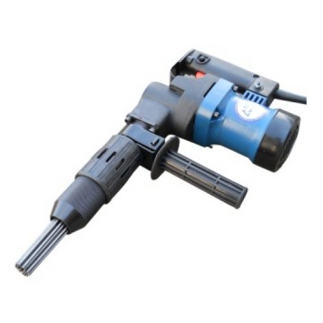 Pneumatic jet rock breaker chisel