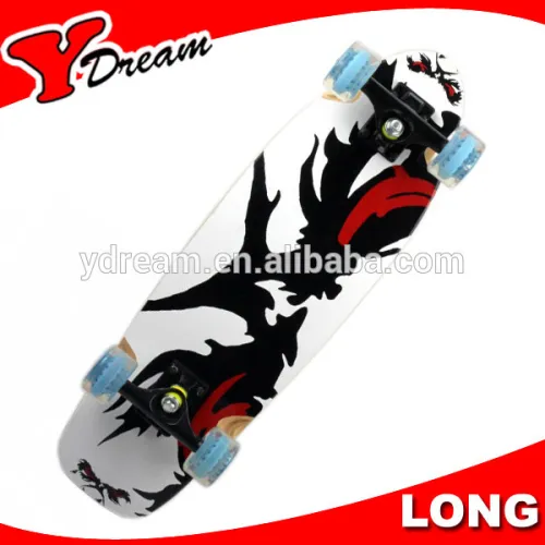 Oem Shape Mini Uncut Longboard Decks For Adult, High Quality Oem Shape Mini Uncut Longboard