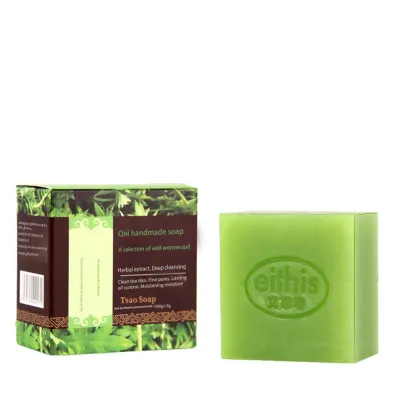 Chinese mugwort handmade soap