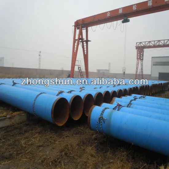 SSAW API 5L x56 line pipe with 2PE coating