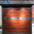 Porta de persiana automática em espiral para garagens de villas