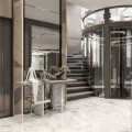 Semi-circultes et circulaires en verre d&#39;ascenseurs en verre