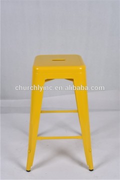 Colorful modern marais outdoor bar stools metal chair