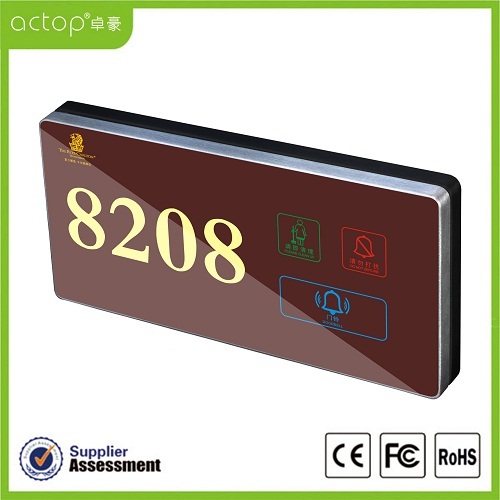 Illuminated Digital Door Plate