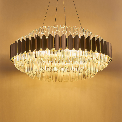 LEDER Crystal Rectangle Chandelier Lighting