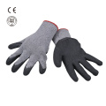 cotton knitted gloves with latex coated