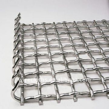 high quality wide stainless steel crimped wire mesh