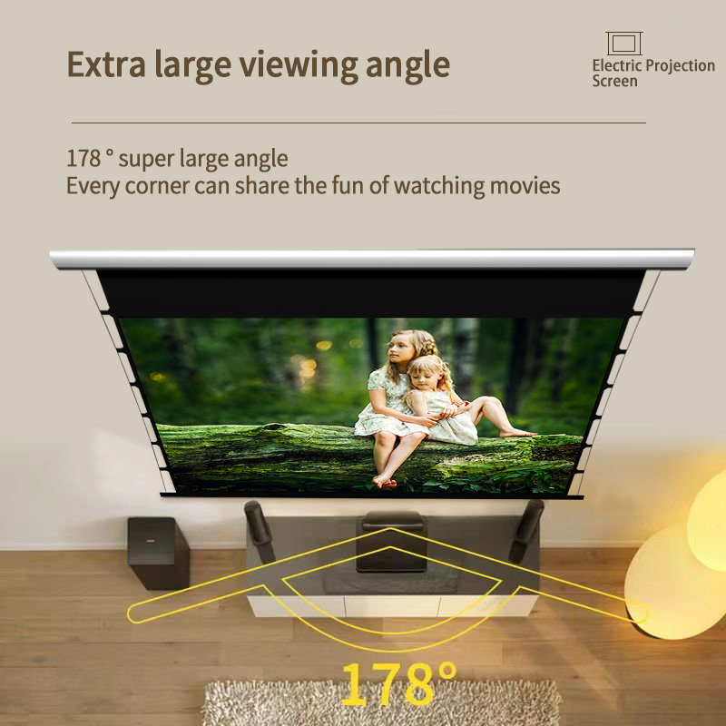 recessed projector screen