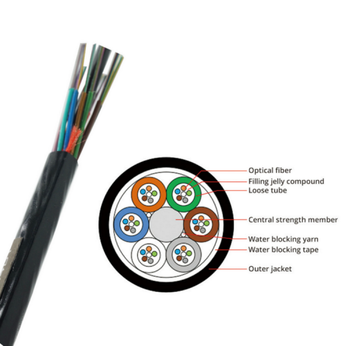 96cores 144cores Microcable Blown Fiber Optic Cable GCYFY