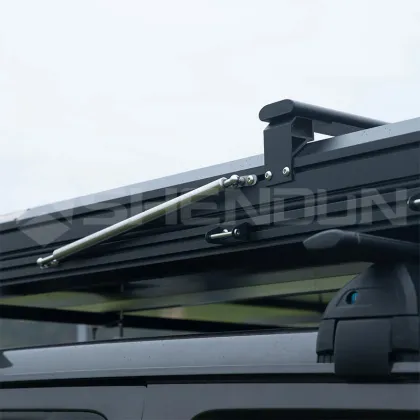 SNDN Outdoor Car Roof Tent Aluminum Shell Triangle Roof Top Tent