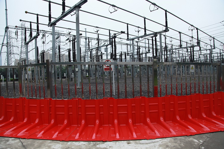 Barrera de control de agua de parada de inundación de plástico de alta calidad