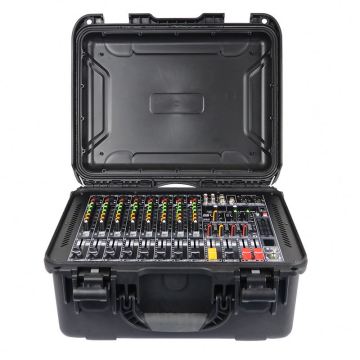 8 Channel Professional Audio Mixer Console with 99 DSP Effects and 350W Power Amplifier for DJs
