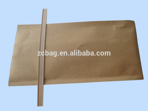 500g tin tie Kraft aluminium foil middle seal gusset one way coffee valve degassing packaging bag