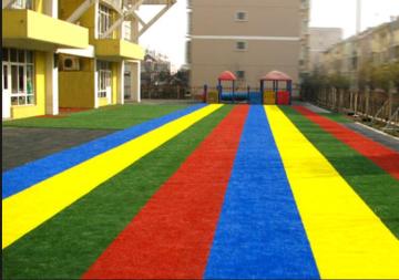 Rainbow Artificial Grass Coloured Runway Artificial Turf