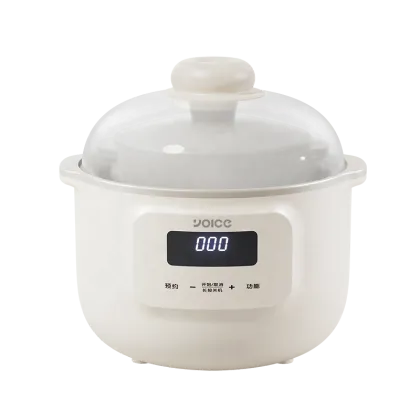 1L Portable Travel Electric Ceramic Multi-function Stew Pot