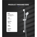 Chrome plated bathroom shower rail mixer set