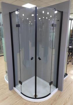 Quadrant sink hinge shower enclosure