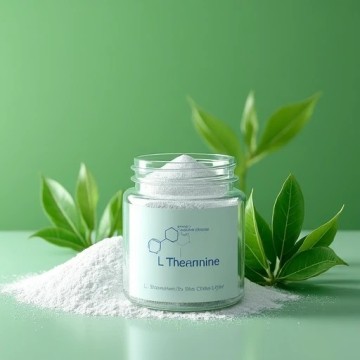 ผง L-theanine บริสุทธิ์เพื่อความชัดเจนทางจิตใจและการผ่อนคลาย