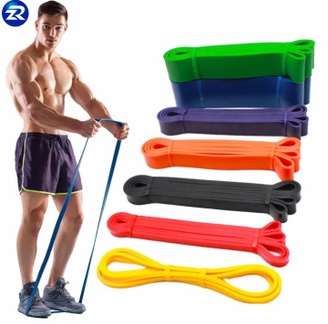 Custom Elastic Stretch Color Pull-up Set: Explore Natural Latex Resistance Bands for Fitness and Strength Training
