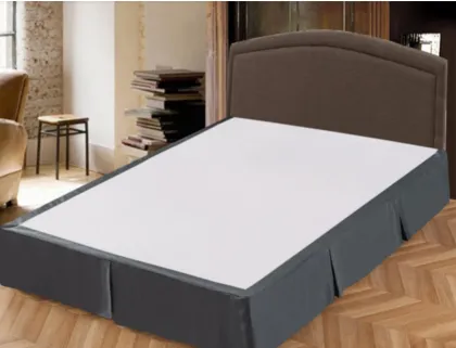 Hotel Flame Retardant Imitation Linen Bed Skirt