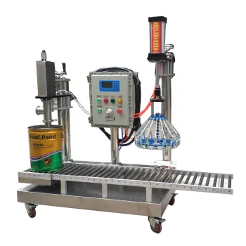 Automatic 5-25L Bucket Bottle Liquid Filling Machine for Paint Manufacturing