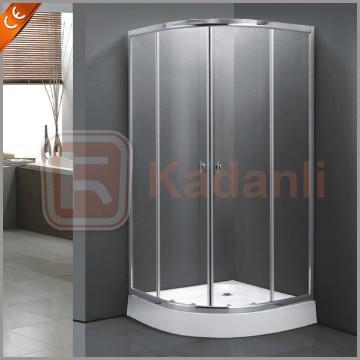 Simple round complete shower enclosures