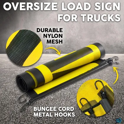 Oversize Load Banner with Brass Banner Grommets