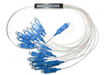 Waterproof 1 X 16 Optical Splitter Blockless / Mini Type With Sc Connector