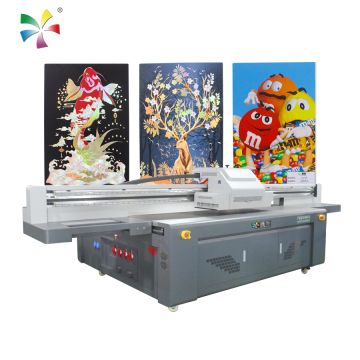 UV Flatbed Printer for Wide Format Digital Direct Inkjet Printing on Glass