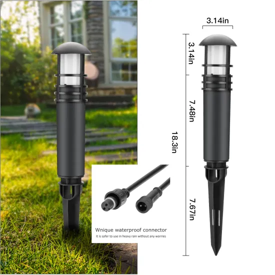 SC-J109A 3W 12V LED Landscape Lighting - Low Voltage Garden Pathway Lights