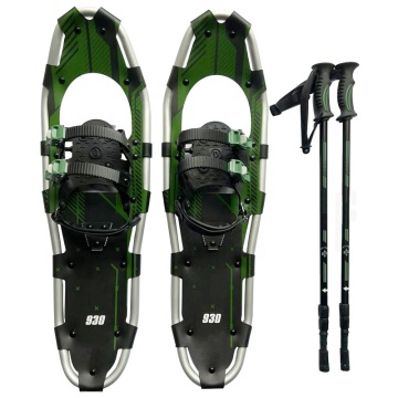 Customizable Anti-Slip Ski Poles and Snowshoes Set for Men and Women