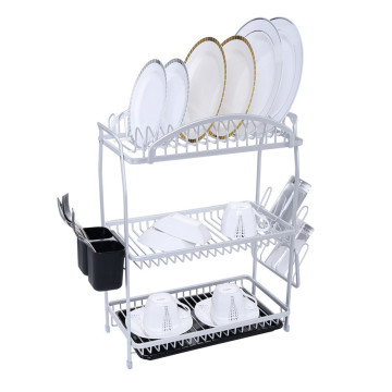 3 tier aluminum dish rack