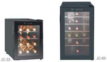 Thermoelectric wine cooler, Black finish