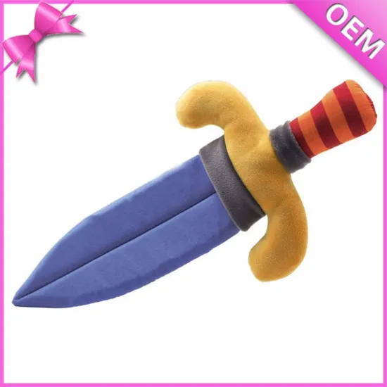 New design factory directly plush soft toy sword