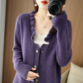 All Wool New Jersey Cardigan dames