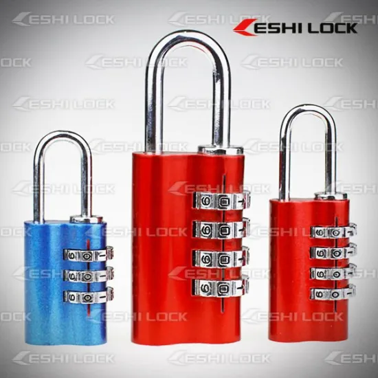 3, 4 Digit Resettable Travel Luggage Combination Lock