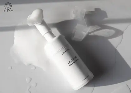 Private Label Natural Organic Lavender Extract Facial Foam Cleanser Calm Moisturizing Facial Cleanser (new)