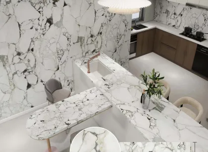 Bulgari Purple Sintered Stone for Walls, Floors, and Vanities