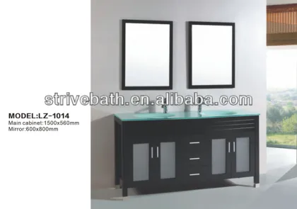 Wooden solid wood bathroom cabinets