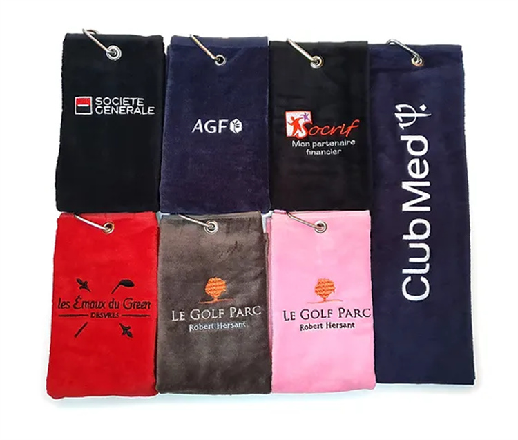 cotton Golf Towel with logo