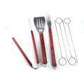 7pcs bbq carving set with skewer